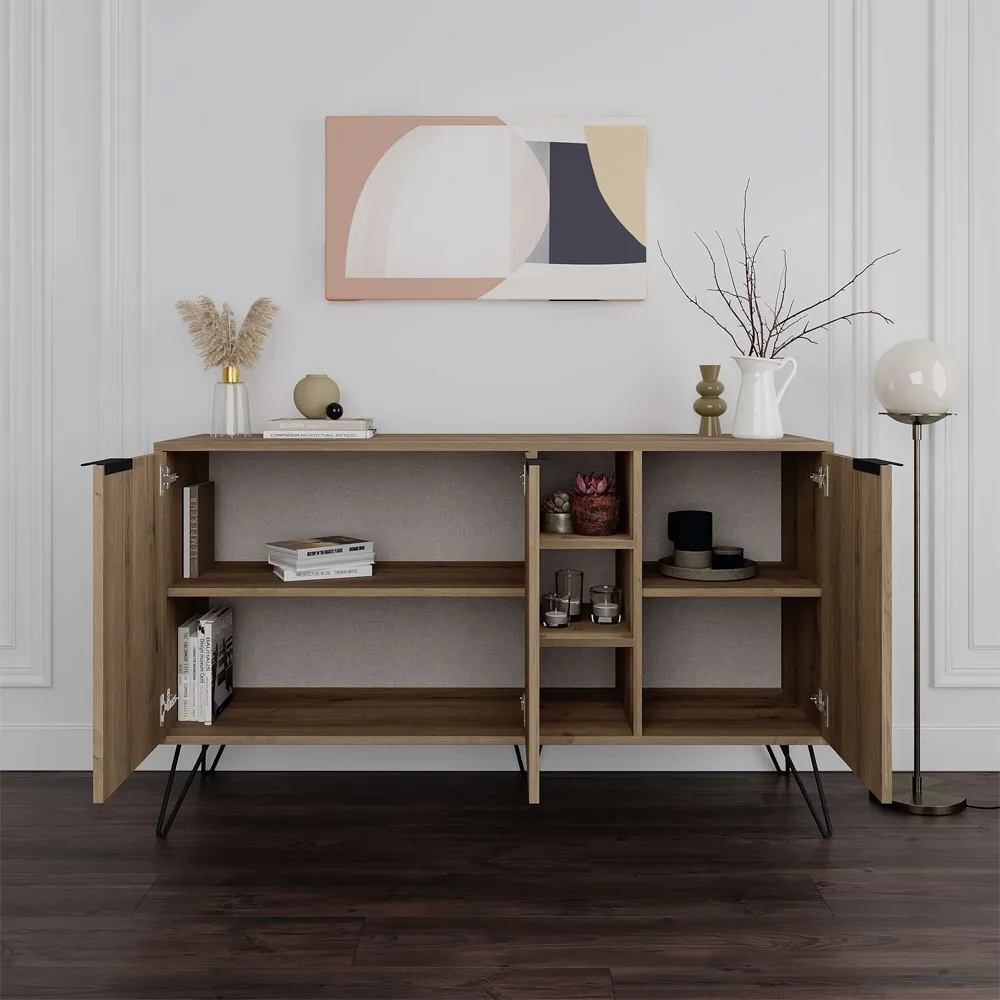Clara Console Sideboard - Dark Oak Effect