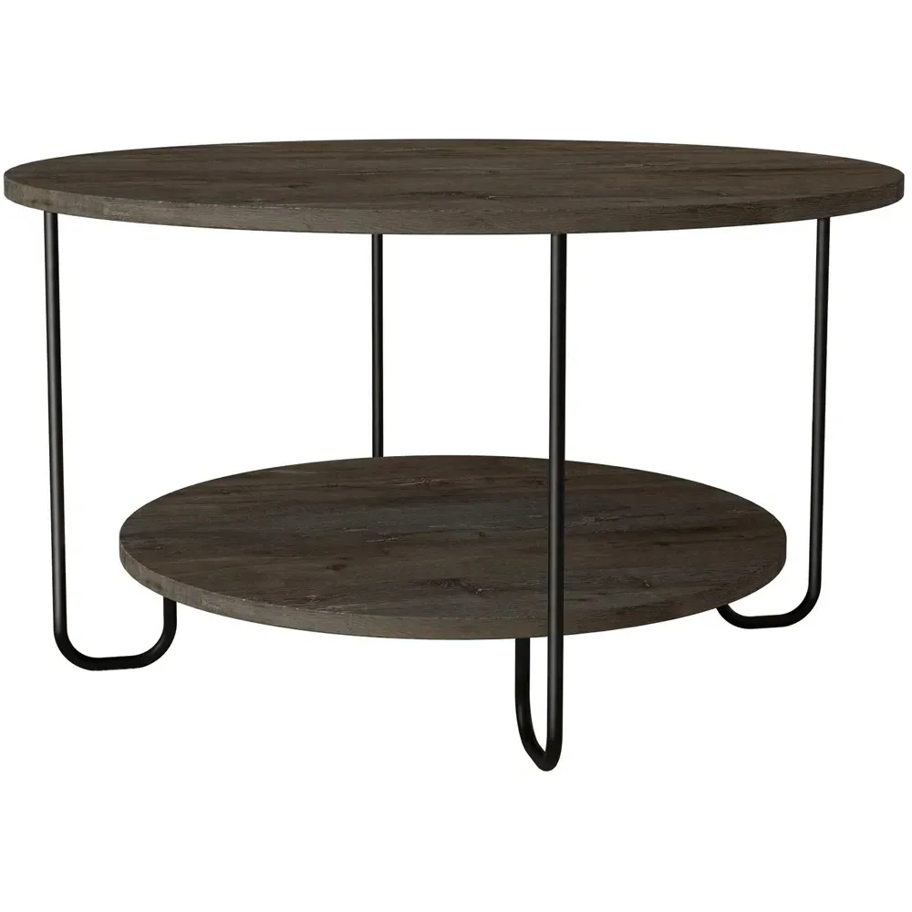 Corro Single Shelf Coffee Table - Brown