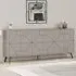 Dune 6 Door Console Table - Mocha Grey