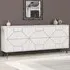 Dune 6 Door Console Table - White