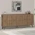 Dune Console Sideboard - Brown, Oak Effect