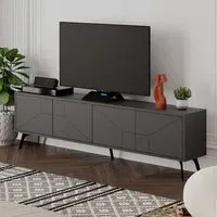 Dune TV Stand with 4 Doors - Anthracite