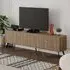 Dune TV Stand with 4 Doors - Dark Oak Effect