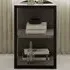 Echo 2 Shelf Side Table - Grey