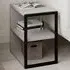 Echo 2 Shelf Side Table - Grey