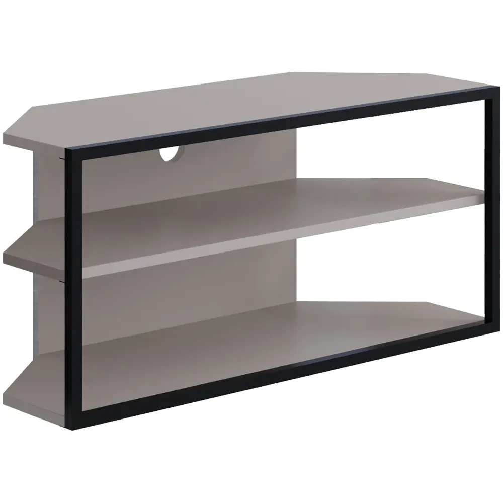 Echo 2 Shelf TV Unit - Grey, Metal