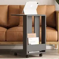 Edi C Sofa Table with Storage - Black