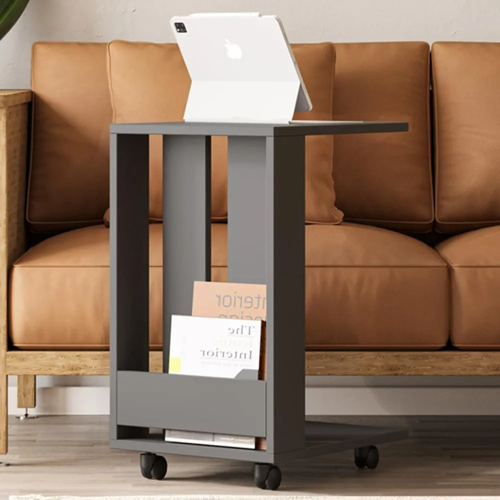 Edi C Sofa Table with Storage - Black image