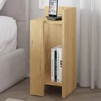 Elos 2 Shelf Bedside Table Set of 2 - Oak