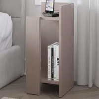 Elos 2 Shelf Right Module Bedside Table - Grey