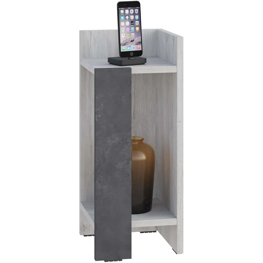 Elos 2 Shelf Right Module Bedside Table - Multi