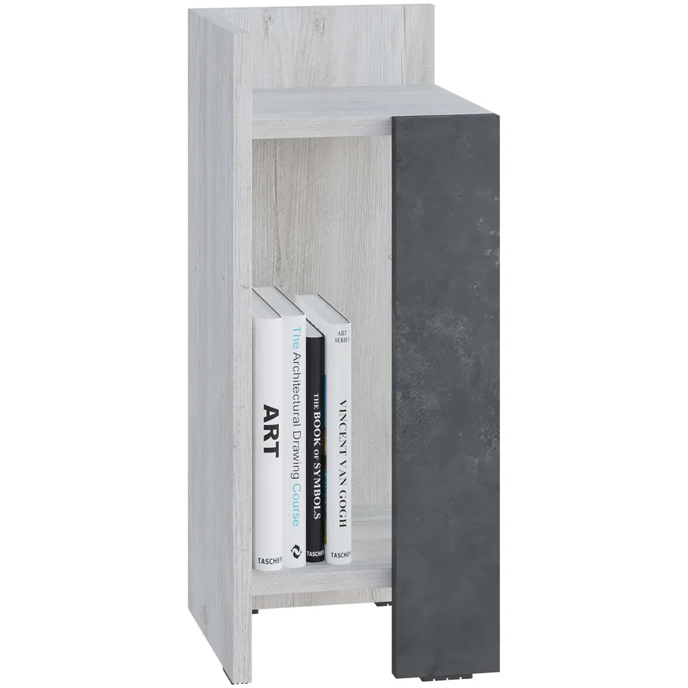 Elos Left Module Bedside Table with Storage - Multi