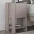Ema Single Drawer Bedside Table with Storage - Mocha Grey