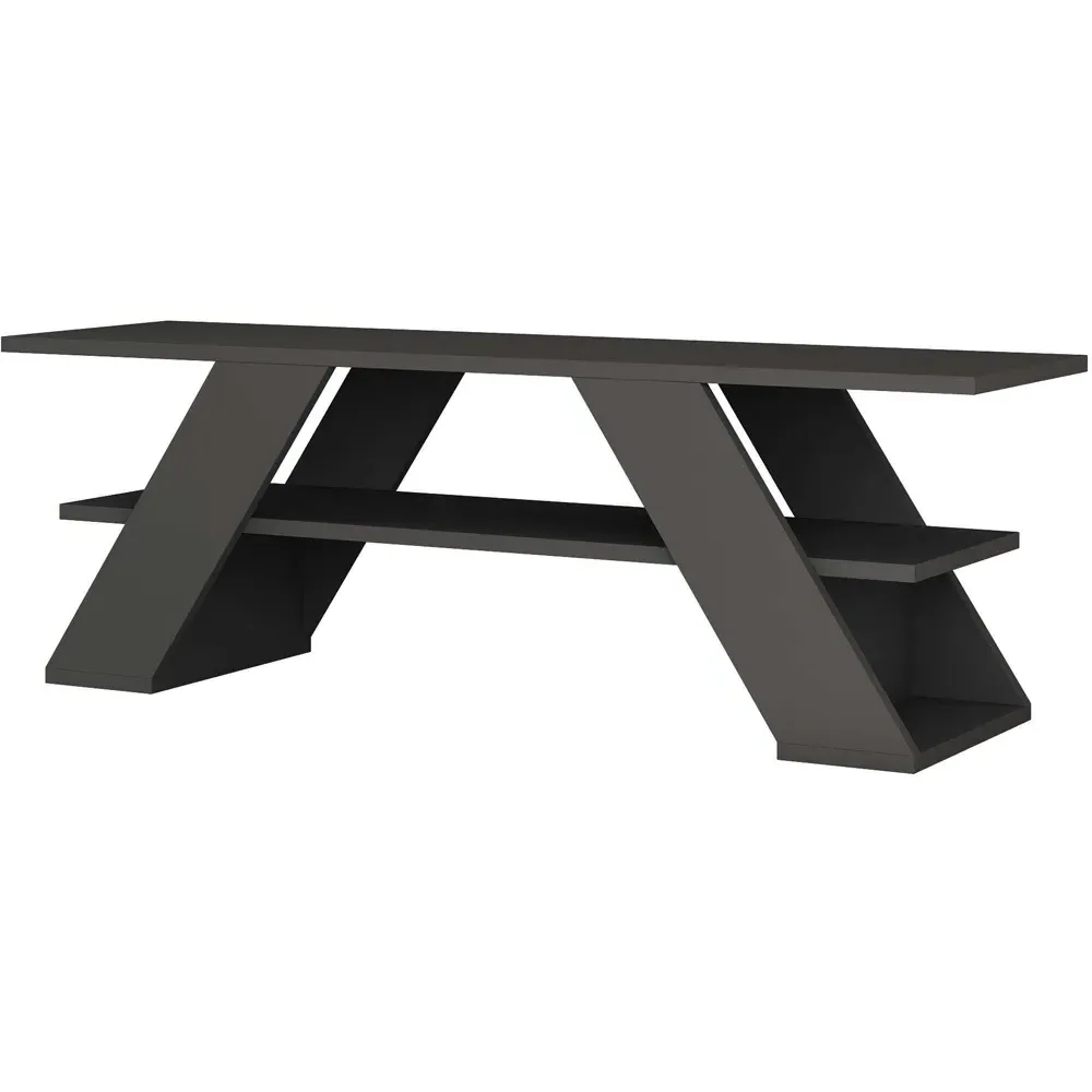 Farfalla Single Shelf TV Unit - Black