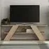 Farfalla Single Shelf TV Unit - Oak