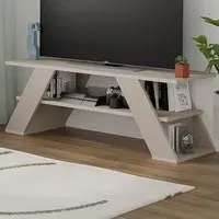 Farfalla Single Shelf TV Unit - Sandstone