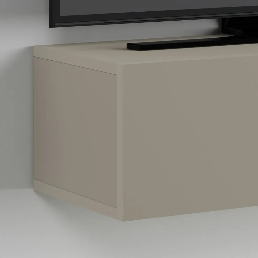 Francy 2 Door Wall Mounted TV Unit - Cream