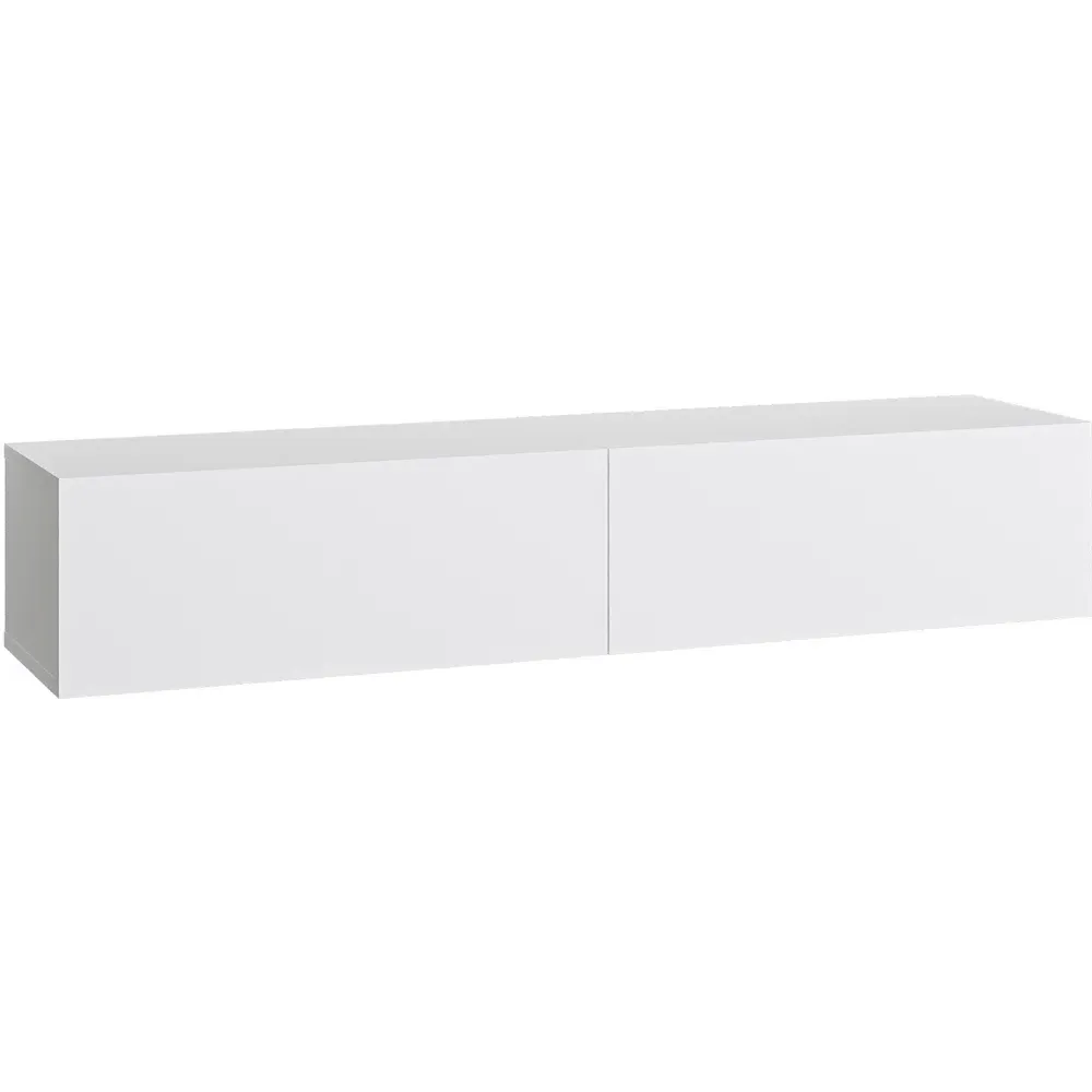 Francy 2 Door Wall Mounted TV Unit - White