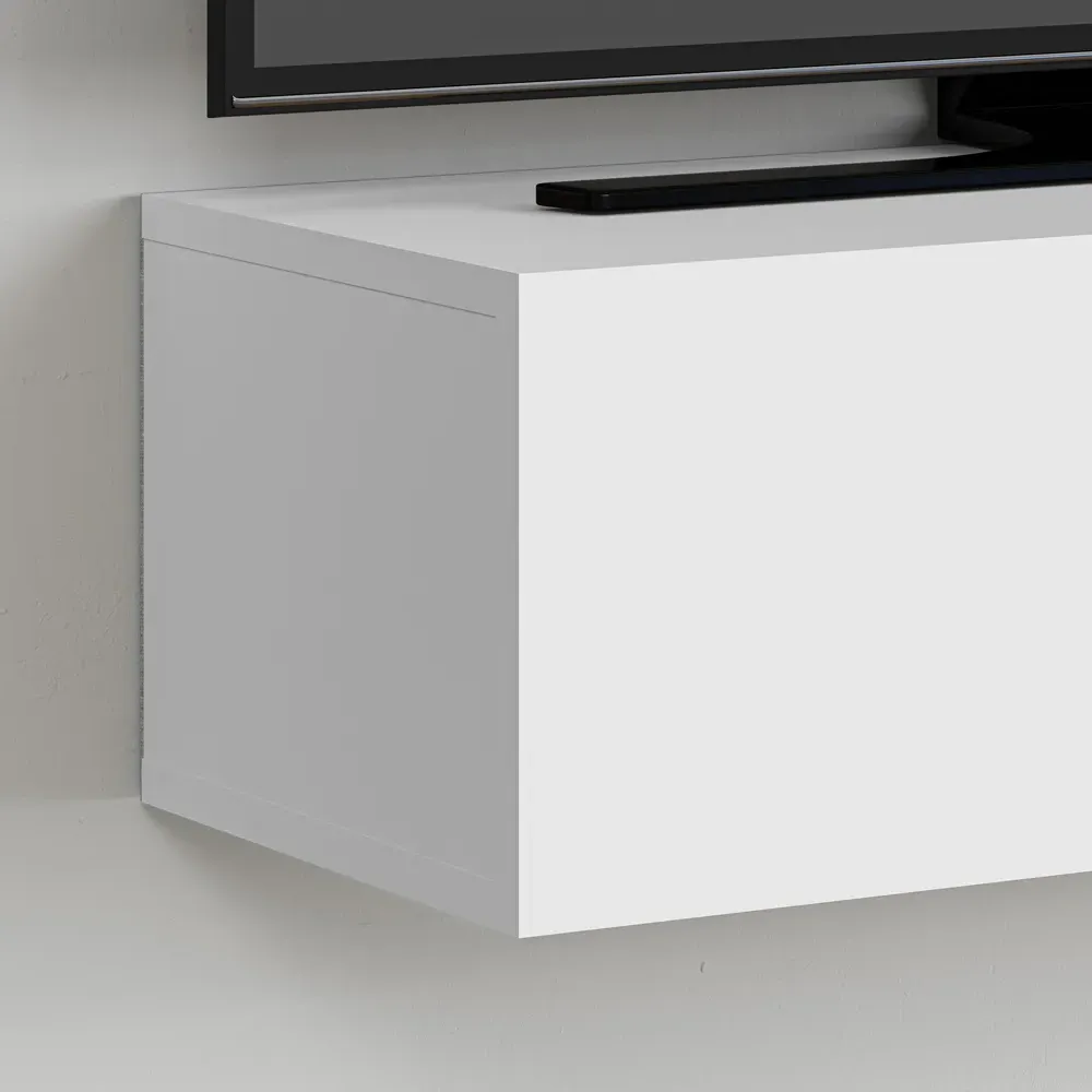 Francy 2 Door Wall Mounted TV Unit - White