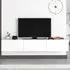 Francy 3 Door Wall Mounted TV Unit - White