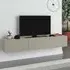 Francy TV Stand with Storage Cabinet - Sandstone