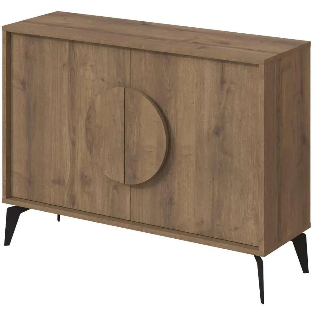 Gora 2 Door Console Sideboard - Dark Oak Effect