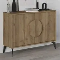 Gora 2 Door Console Sideboard - Dark Oak Effect