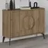 Gora 2 Door Console Sideboard - Dark Oak Effect