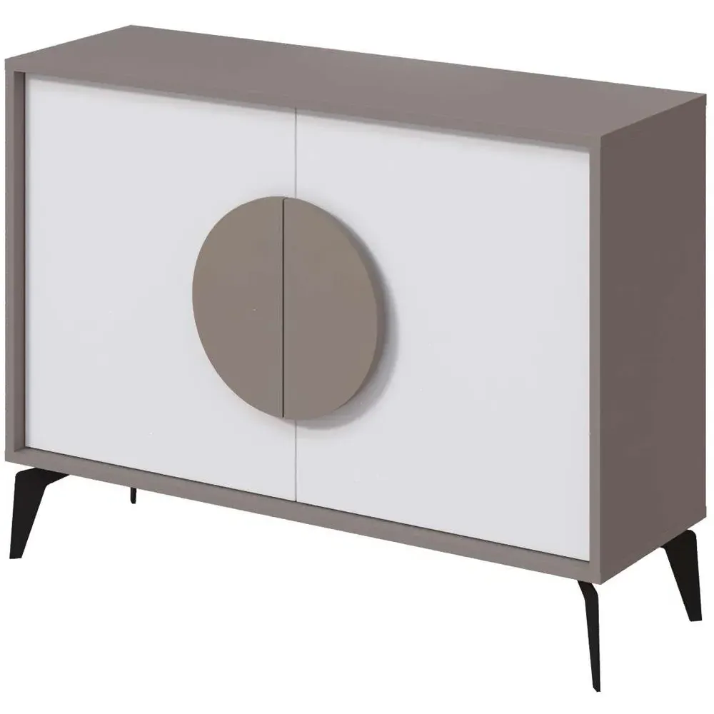 Gora 2 Door Sideboard - White, Engineered Wood