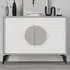 Gora 2 Door Sideboard - White, Engineered Wood