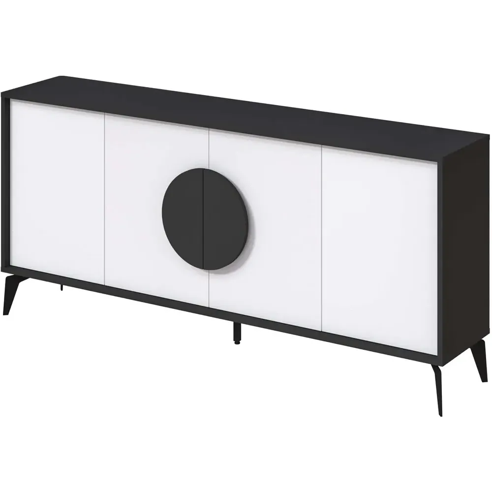 Gora Console Sideboard - Anthracite, White