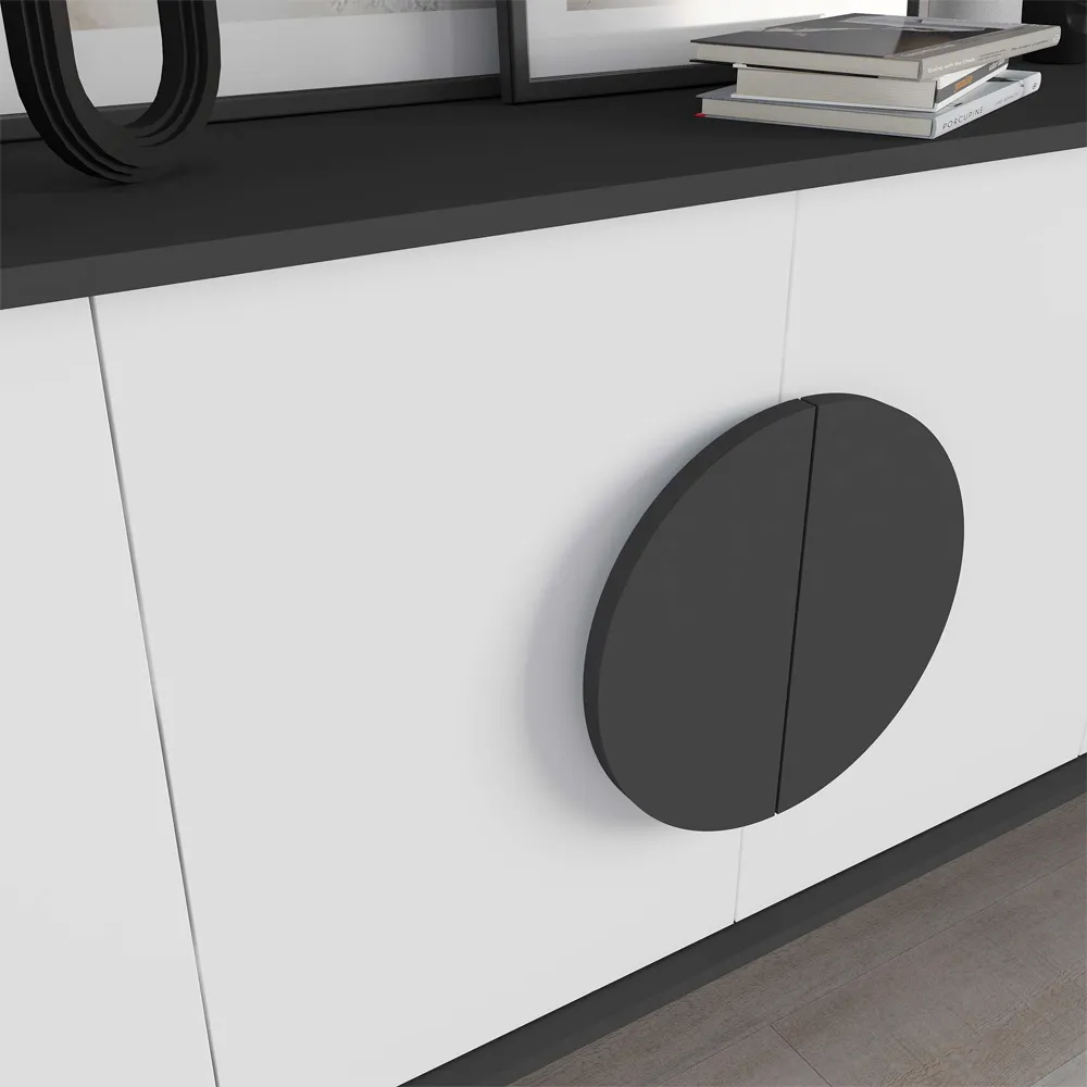 Gora Console Sideboard - Anthracite, White