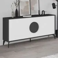 Gora Console Sideboard - Anthracite, White