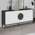 Gora Console Sideboard - Anthracite, White