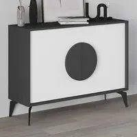 Gora Console Sideboard - Anthracite, White