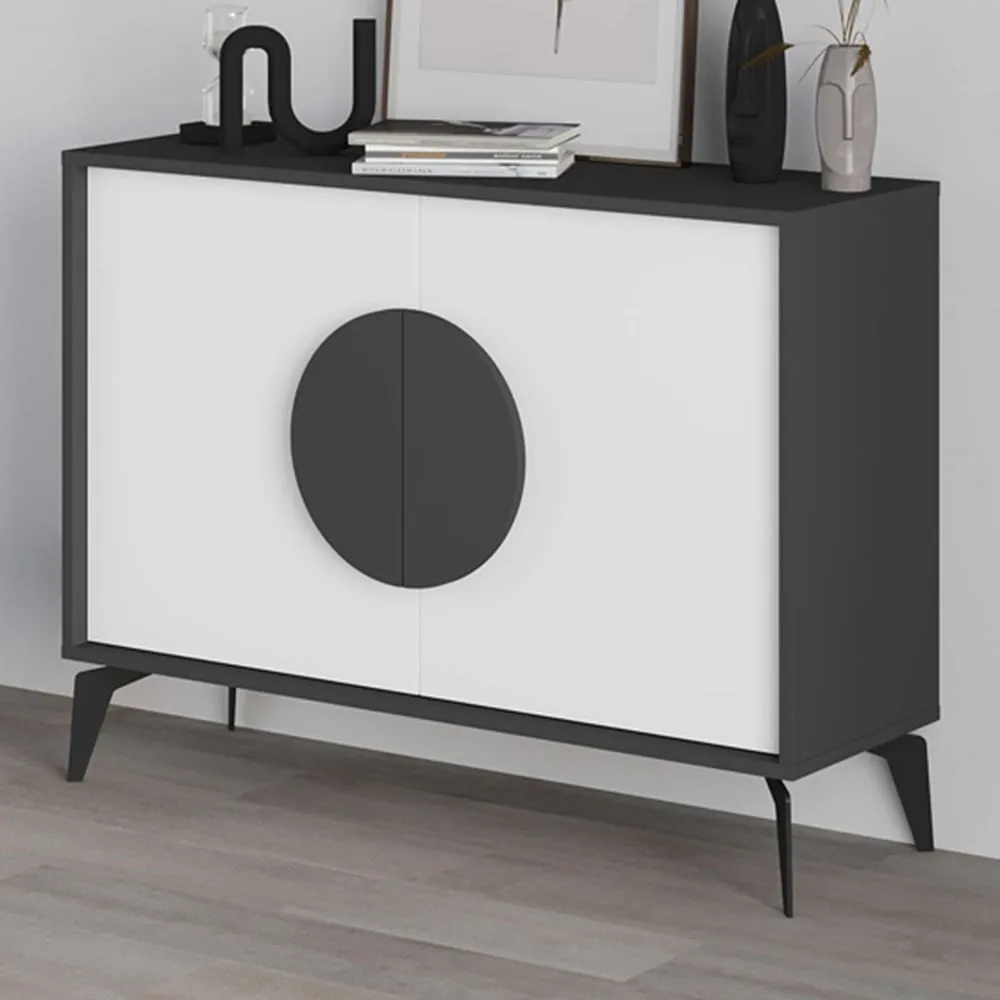 Gora Console Sideboard - Anthracite, White image