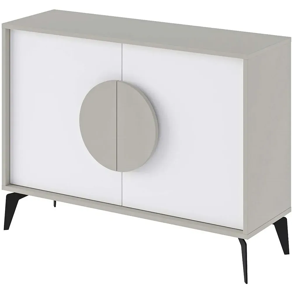 Gora Console Sideboard - Sandstone, White