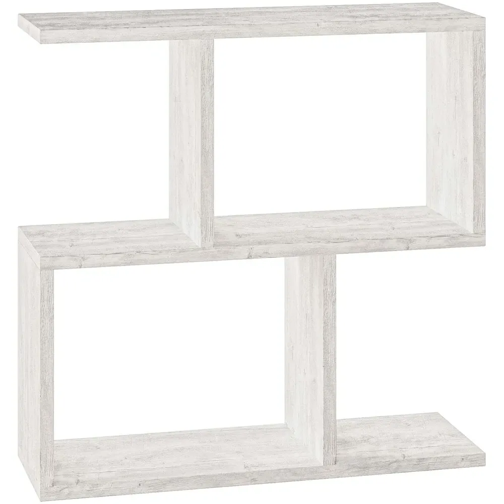 Homemania 4 Shelf Side Table - Ancient White