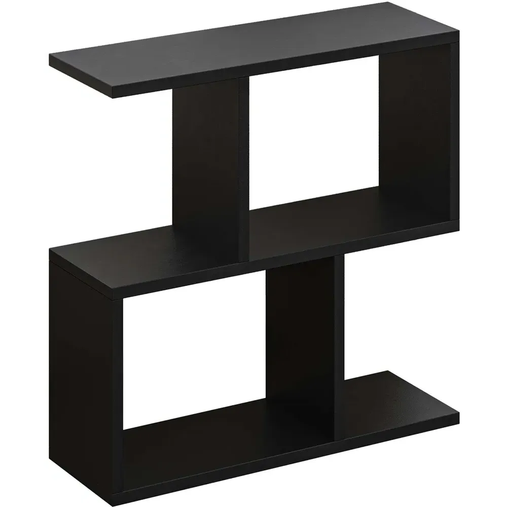 Homemania 4 Shelf Side Table - Black, Wood