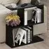 Homemania 4 Shelf Side Table - Black, Wood