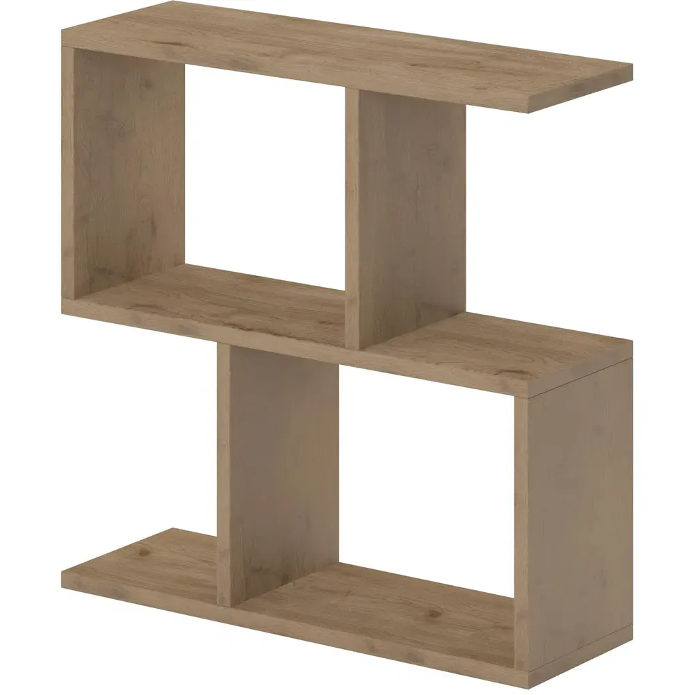 Homemania 4 Shelf Side Table - Cream, Wood