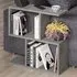 Homemania 4 Shelf Side Table - Grey, Wood