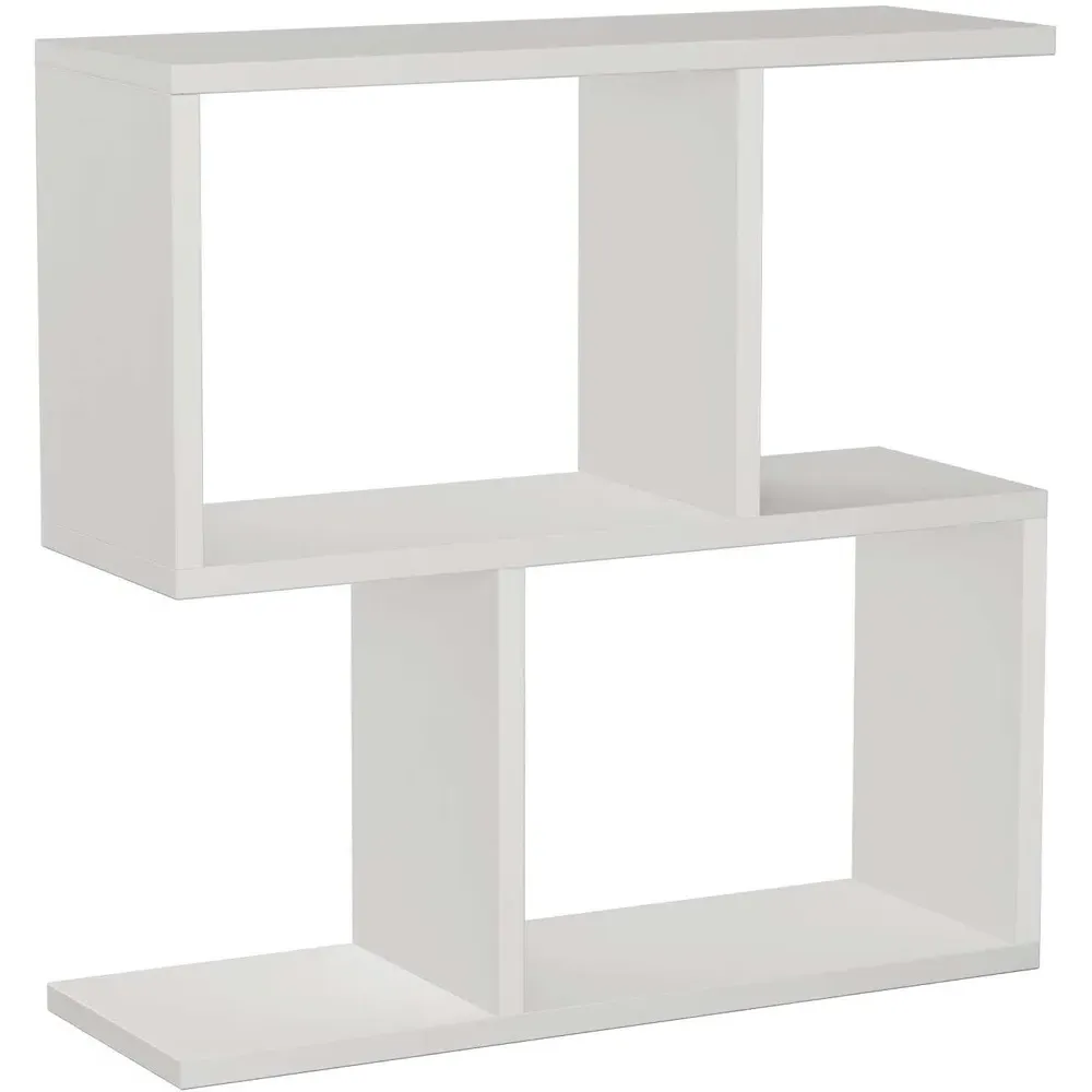 Homemania 4 Shelf Side Table - White, Wood