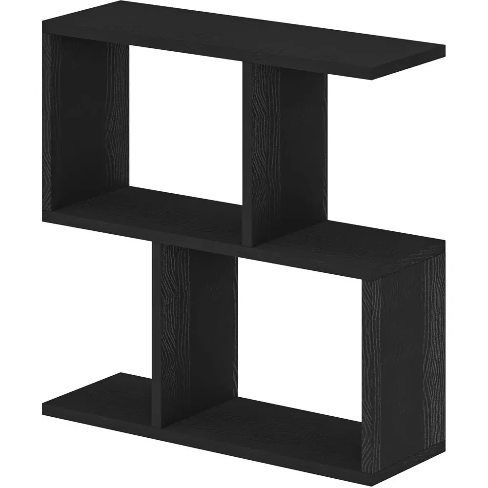 Homemania Black Wood Side Table - Black