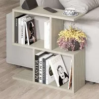 Homemania Light Stone Side Table - Cream