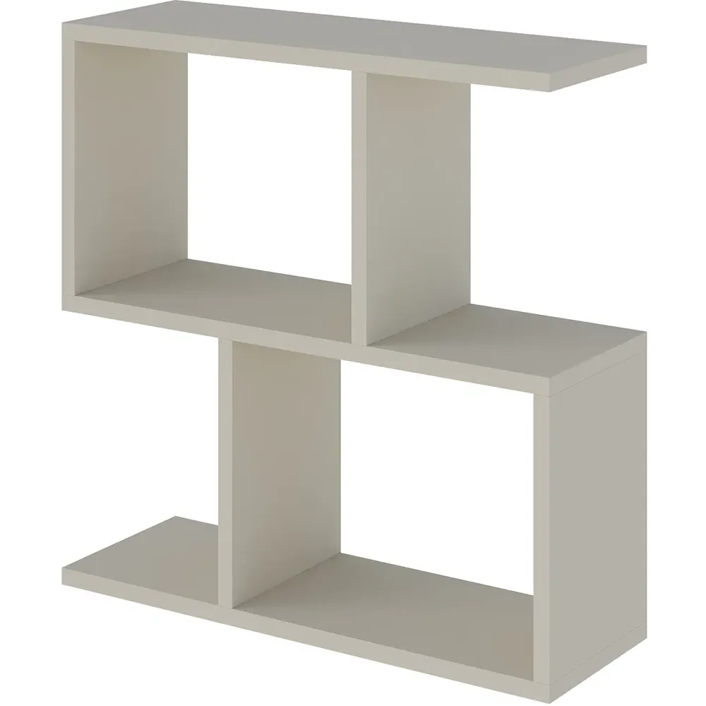 Homemania Sandstone Coffee Table with Storage - Cream