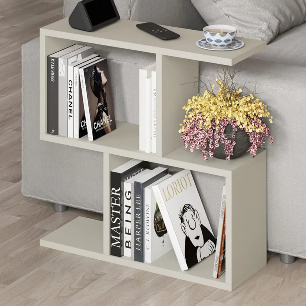 Homemania Sandstone Coffee Table with Storage - Cream image