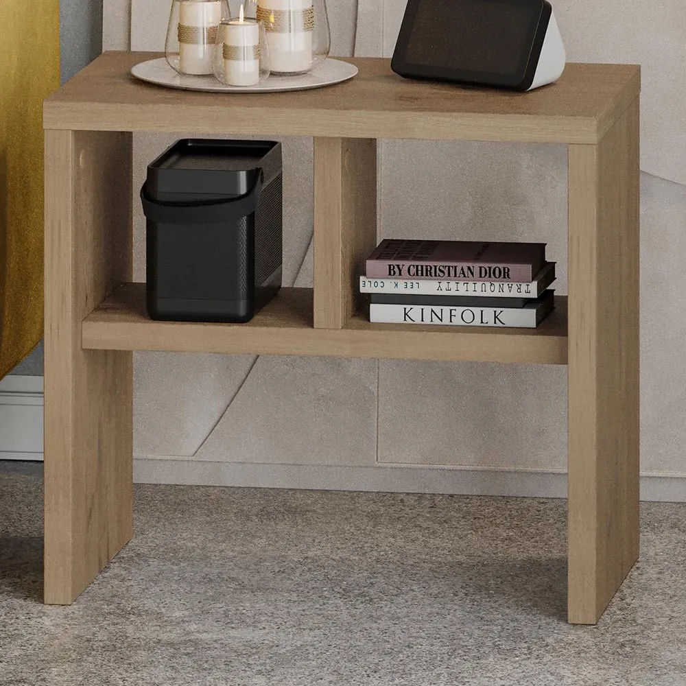 Komoti 2 Shelf Side Table - Natural Oak image