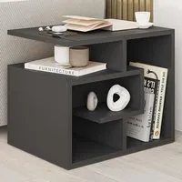 Labirent 4-Tier Coffee Table - Anthracite Grey