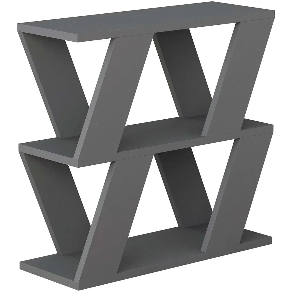 Lazena 2 Shelf Side Table - Anthracite